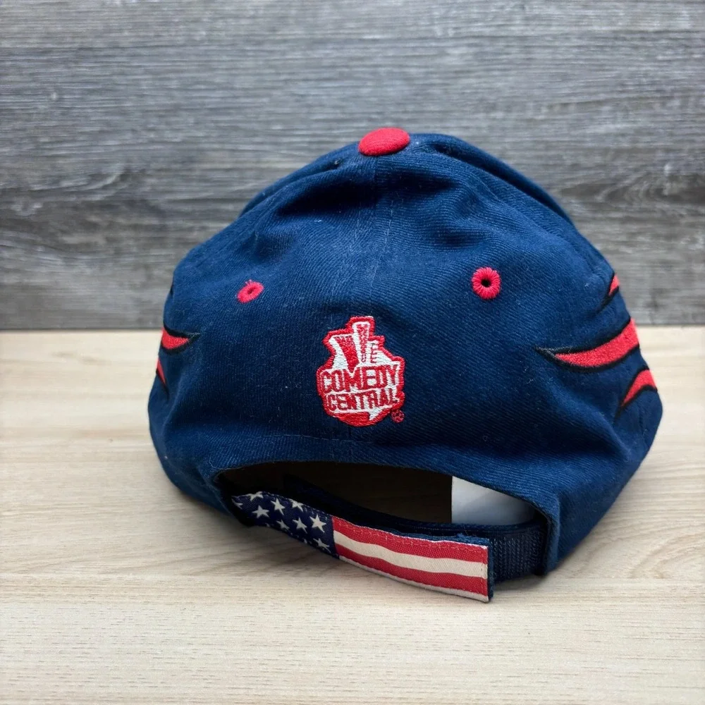 The Naked Trucker & T-Bones Show Hat Cap Strap Back Blue Comedy Central TV Promo